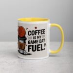 Coffee is My Game Day Fuel Basketball Mug - Image 21