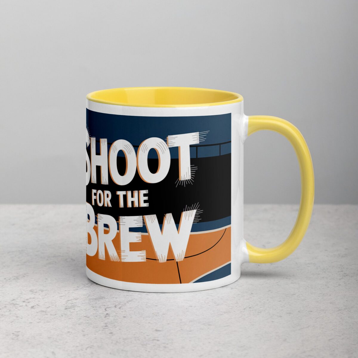 Shoot for the Brew Basketball Coffee Mug - Image 21