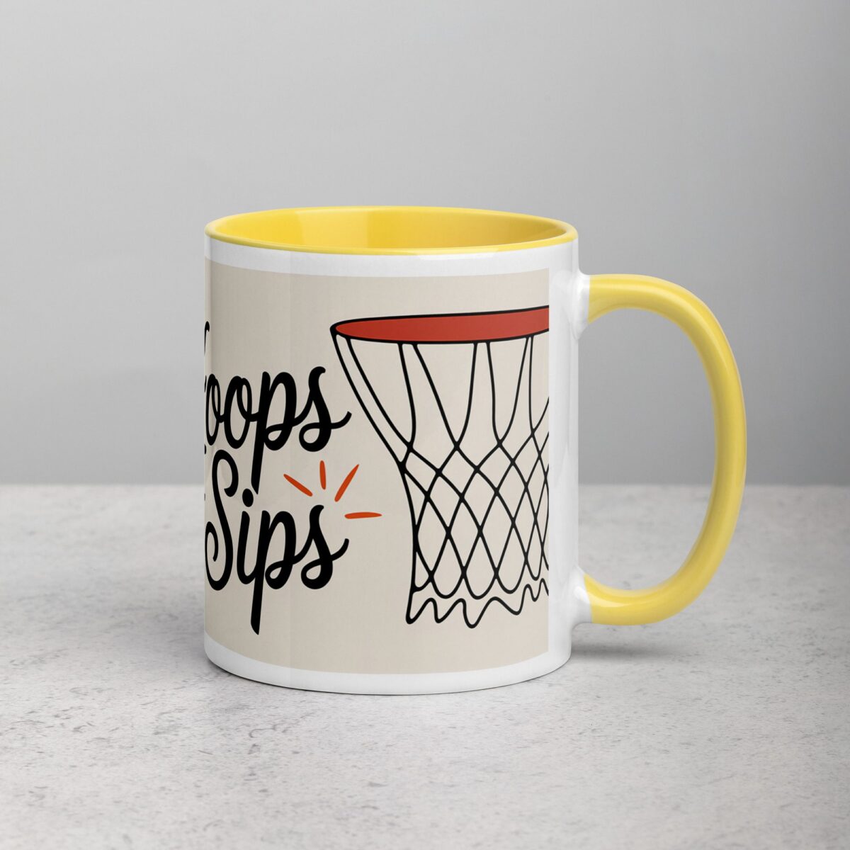 Hoops & Sips Basketball Coffee Mug & Tea Cup - Image 21