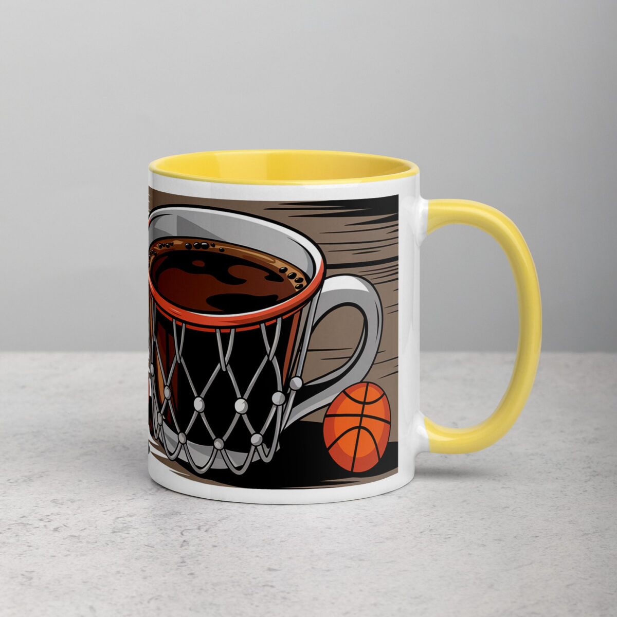 I Dunk, Therefore I Drink Basketball Coffee Mug - Image 21