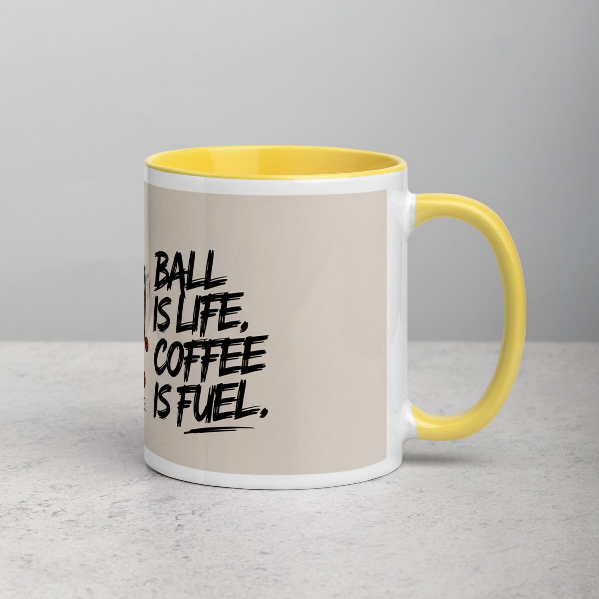 Ball is Life, Coffee is Fuel Basketball Mug - Image 21