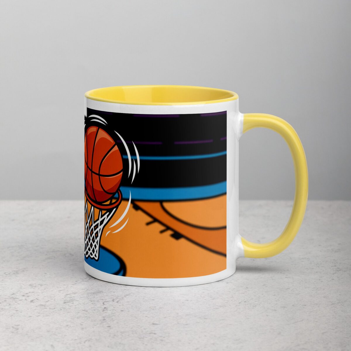 Caffeinated and Ready to Dunk Basketball Mug - Image 21