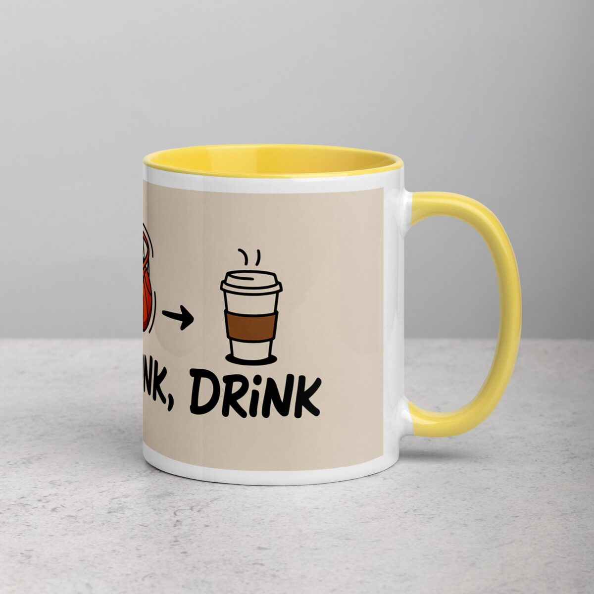 Dribble, Dunk, Drink Basketball Coffee Mug & Tea Cup - Image 21