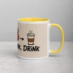 Dribble, Dunk, Drink Basketball Coffee Mug & Tea Cup - Image 21