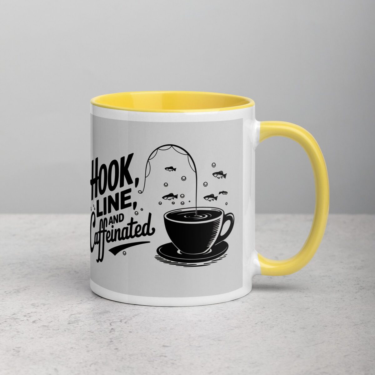 Hook, Line, and Caffeinated Fishing Mug - Image 21