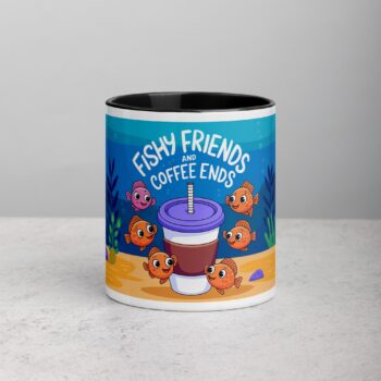Fishy Friends and Coffee Ends Mug