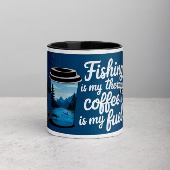 Fishing is My Therapy, Coffee is My Fuel Mug