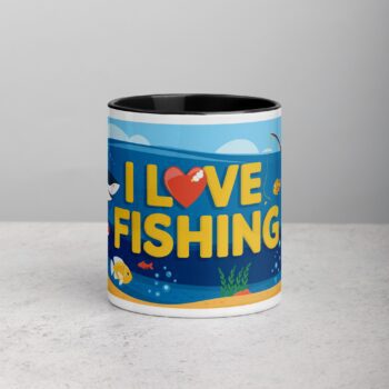 I Love Fishing Fun Coffee Mug & Tea Cup