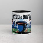 Blitzed & Brewed Football Coffee Mug
