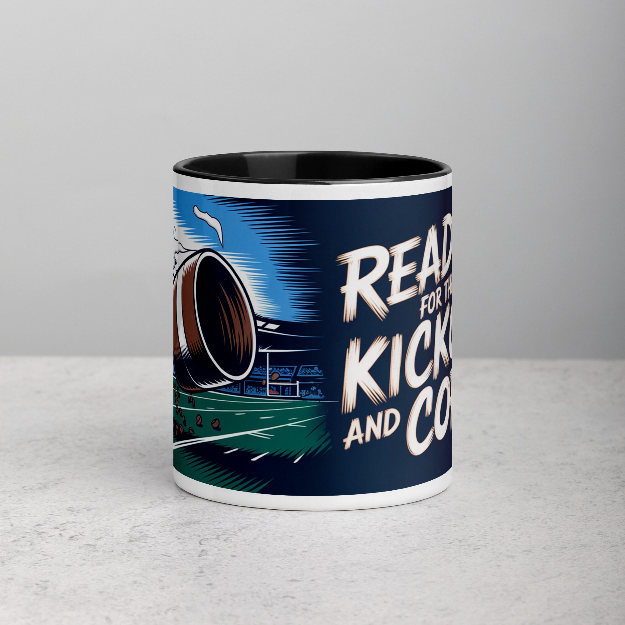 white-ceramic-mug-with-color-inside-black-11-oz-front-672509727fa33.jpg Ready for the Kickoff… and Coffee Football Mug - Image 1