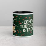 Coffee, Touchdowns & Tackles Football Mug - Image 2