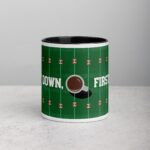 First Down, First Sip Football Coffee Mug