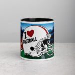 I Love Football Fun Coffee Mug & Tea Cup