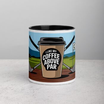 I Like My Coffee Above Par Golf Mug