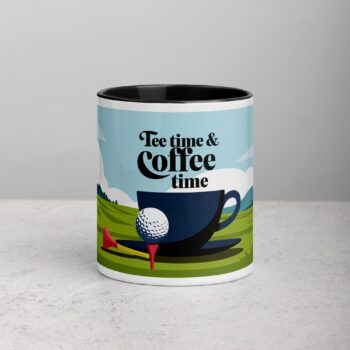 Tee Time & Coffee Time Golf Mug