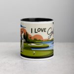 I Love Golf Sophisticated Coffee Mug & Tea Cup