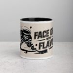 Face Off with Flavor Hockey Coffee Mug