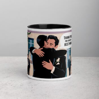 Elegant Thank You Best Man Coffee Mug & Tea Cup