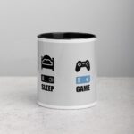Eat, Sleep, Game, Repeat Gamer Coffee Mug