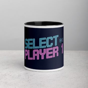 Select Player 1 Gamer Coffee Mug