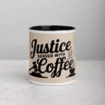 Justice Served with Coffee Lawyer Mug