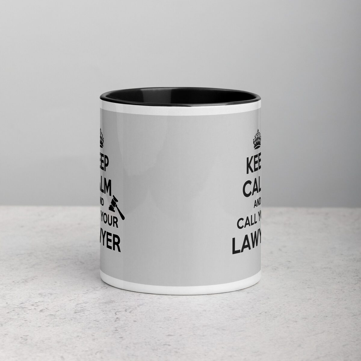 Keep Calm and Call Your Lawyer Coffee Mug - Image 2