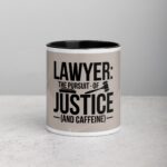 Lawyer: The Pursuit of Justice (and Caffeine) Mug