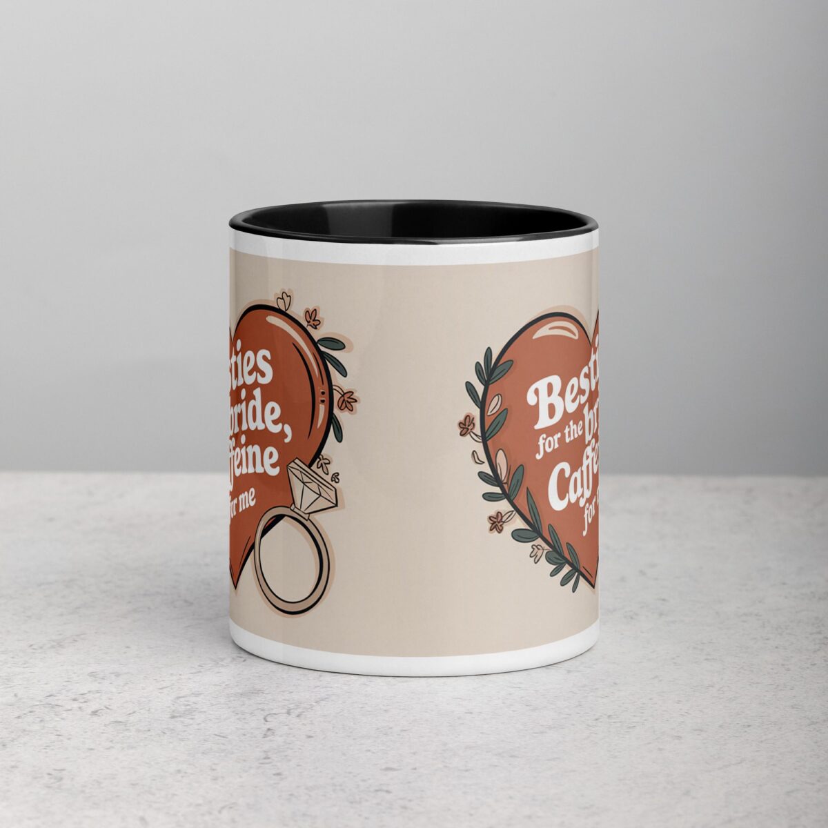 Besties for the Bride, Caffeine for Me Mug - Image 2