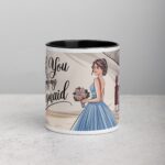 Thank You for Being My Bridesmaid Elegant Coffee Mug