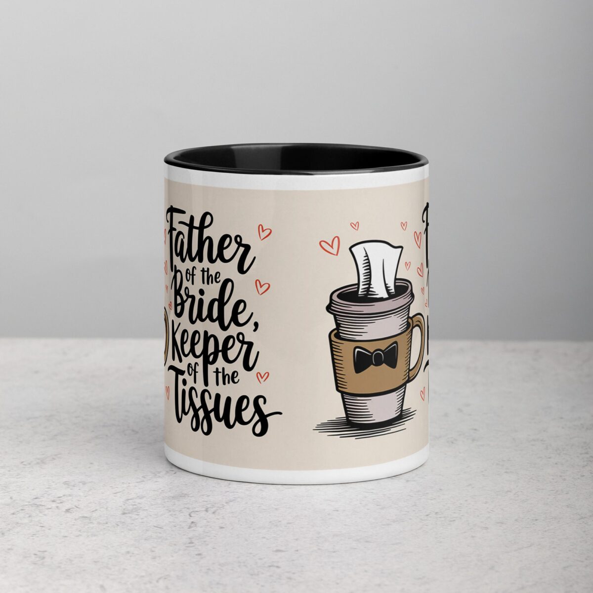 Father of the Bride, Keeper of the Tissues Coffee Mug - Image 2