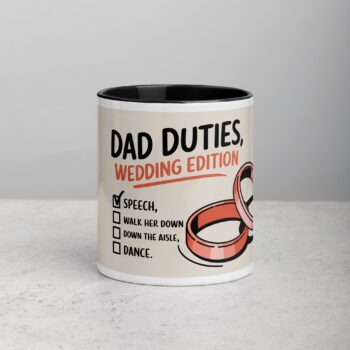 Father of the Bride Duties Require Coffee Mug