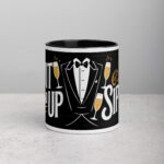 Suit Up and Sip Up Groomsman Coffee Mug