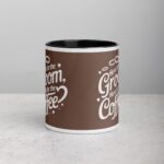 Here for the Groom, Here for the Coffee Wedding Mug - Image 2