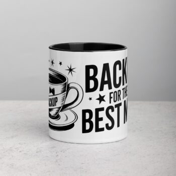 Backup for the Best Man Groomsman Mug