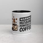 Warning: Husband Powered by Coffee Mug