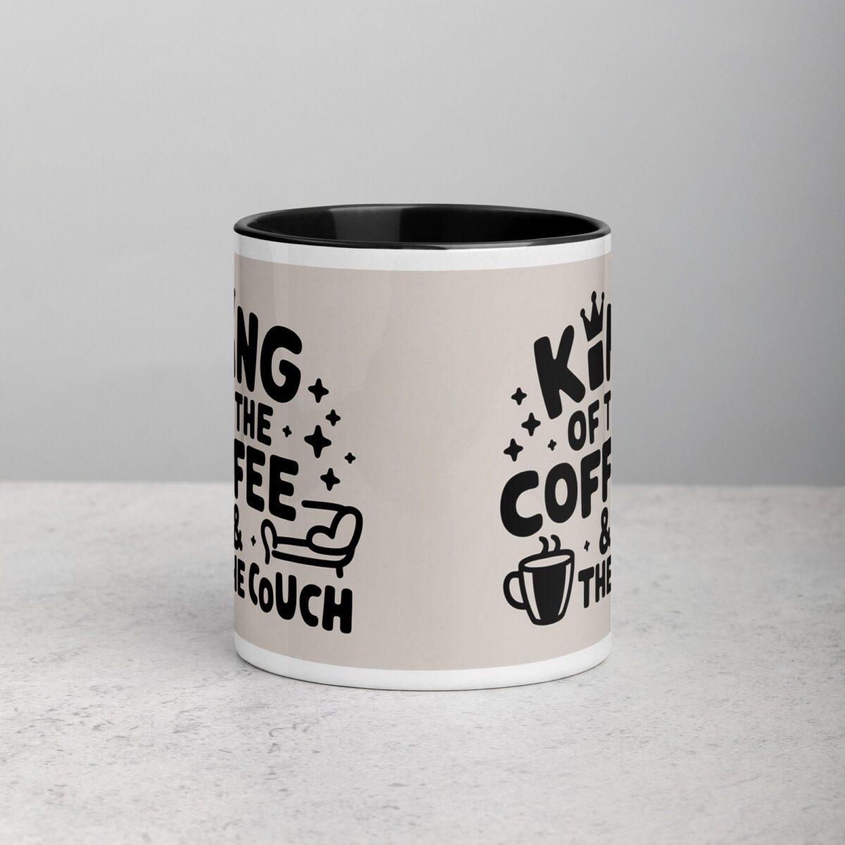 King of the Coffee & the Couch Husband Mug - Image 2