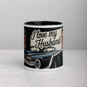 I Love My Husband Retro Coffee Mug & Tea Cup