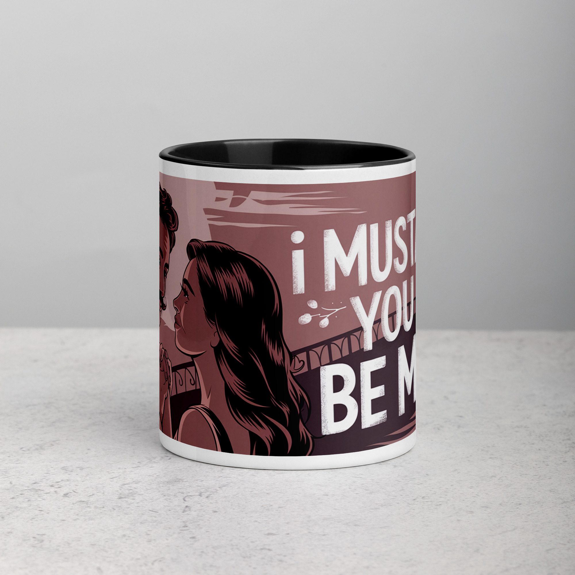 white-ceramic-mug-with-color-inside-black-11-oz-front-6740a58583cc6.jpg I Mustache You to Be Mine Boyfriend Coffee Mug - Image 1