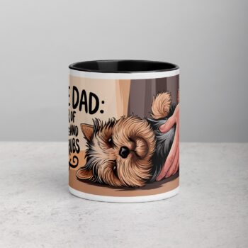 Yorkie Dad: Master of Treats and Belly Rubs Coffee Mug