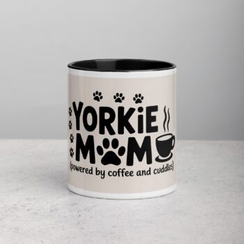 Yorkie Mom Text Coffee Mug & Tea Cup