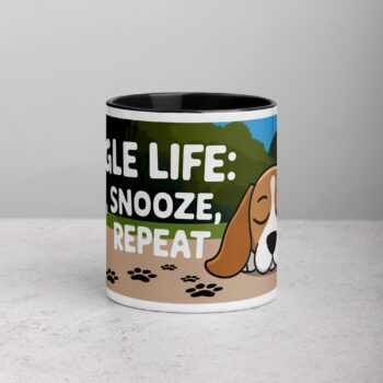 Beagle Life: Sniff, Snooze, Repeat Coffee Mug