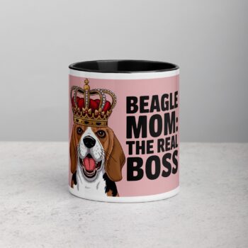 Beagle Mom: The Real Boss Coffee Mug