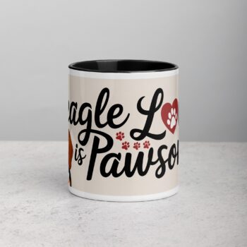 Beagle Love Is Pawsome Coffee Mug