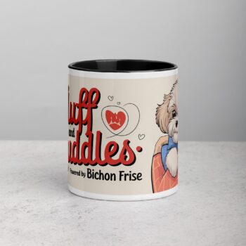 Fluff and Cuddles: Powered by Bichon Frise Coffee Mug
