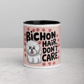 Bichon Hair, Don’t Care Coffee Mug