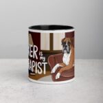 My Boxer Is My Therapist Coffee Mug