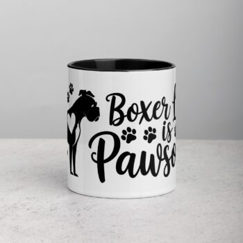 Boxer Love Is Pawsome Coffee Mug & Tea Cup