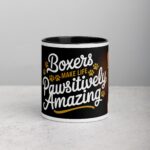 Boxers Make Life Pawsitively Amazing Coffee Mug - Image 2