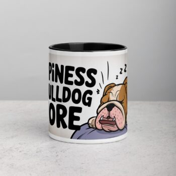 Happiness Is a Bulldog Snore Coffee Mug