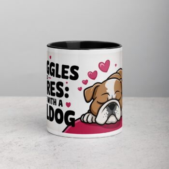 Snuggles and Snores: Life with a Bulldog Coffee Mug